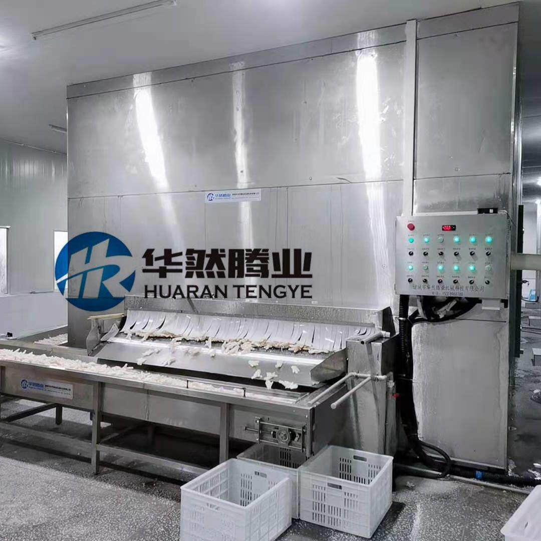 500KG流态化速冻机叶类蔬菜冷冻设备片状粒状产品隧道式速冻机