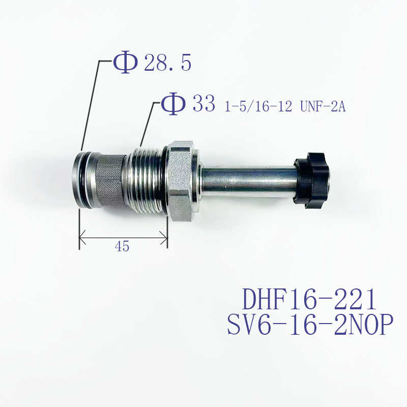 二位二通螺纹插装常开电磁阀DHF16-221/SV6-16-2NOP