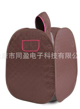 源头工厂汗蒸箱家用蒸汽桑拿浴箱蓝色汗蒸房单人折叠便携桑拿房