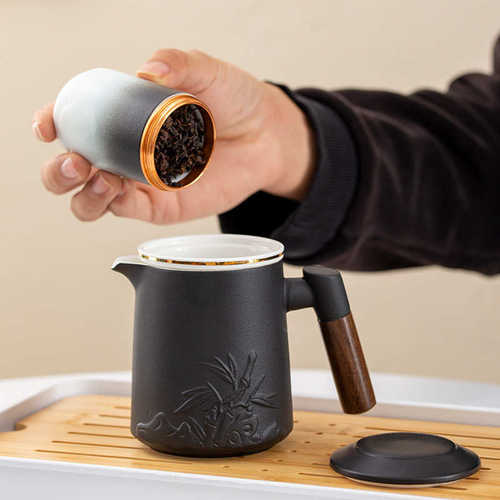 粗陶便携旅行功夫茶具套装户外家用泡茶商务年会礼品伴手礼可LOGO