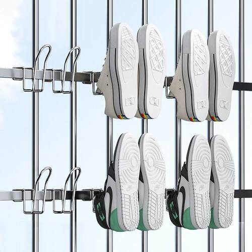 Balcony Shoe Drying Rack Magic Tool, Anti-theft Window, Home