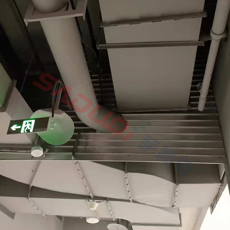 源头厂家镀锌钢板挡烟垂壁 固定钢制帘片刚性镀锌钢板挡烟垂壁