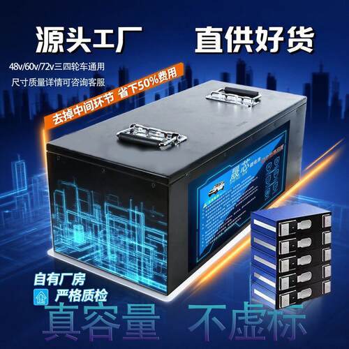 大容量长续航全新锂电48v60v72v三元磷酸铁锂宁德时代大单体
