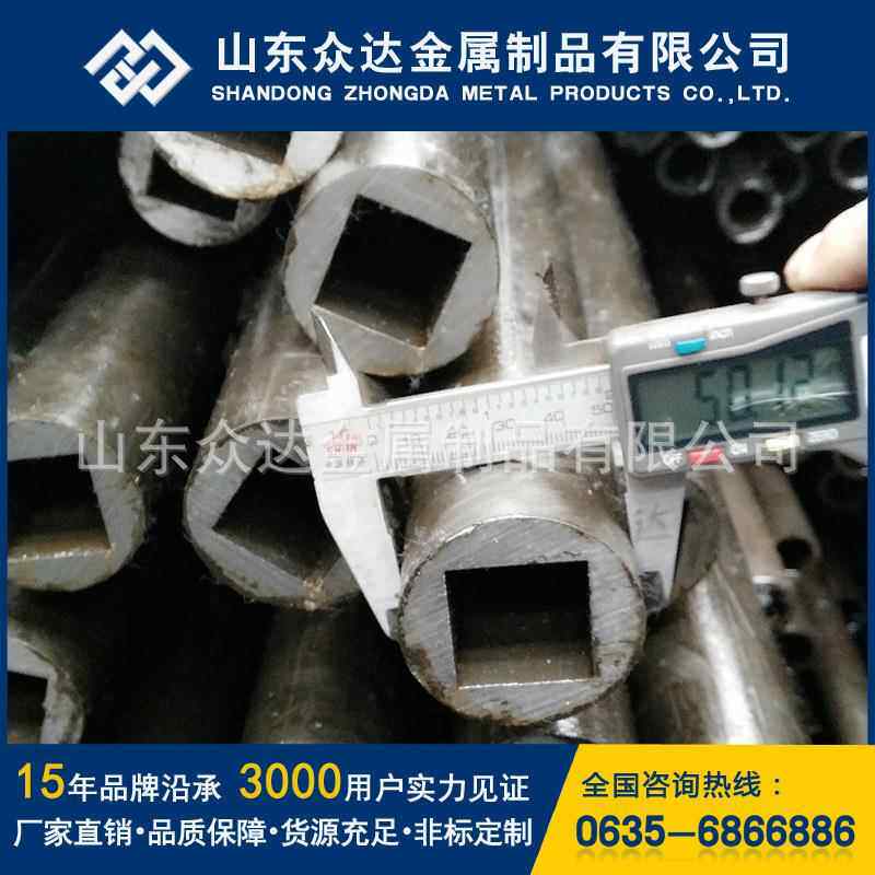 精密外圆内方钢管 内对边5/6/7/8/9/10/12mm内六角外圆内四方钢管