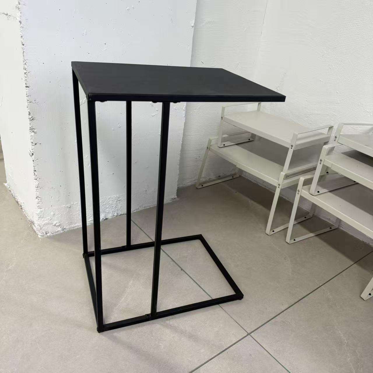 源头厂家简约创意铁艺小茶桌简易茶桌北欧沙发边几桌钢木家具