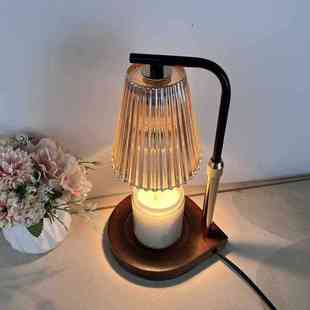 创意香薰灯可升降可定时新款融蜡台灯卧室床头无烟扩香蜡烛灯