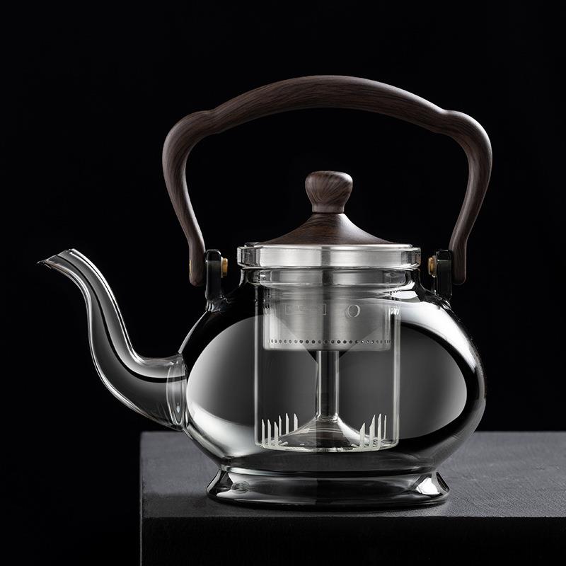 加厚玻璃煮茶壶家用电陶炉蒸汽煮茶器泡茶壶提梁壶保温烧水壶套装
