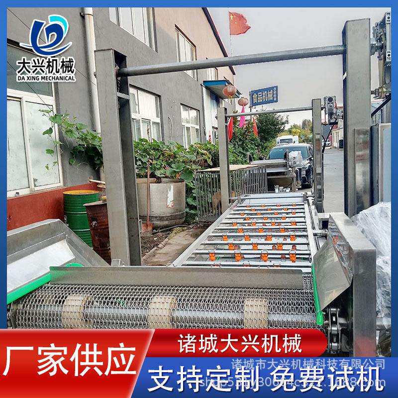 鲅鱼解冻机鱼尾全自动气泡翻浪解冻清洗线鱼头水浴式解冻设备