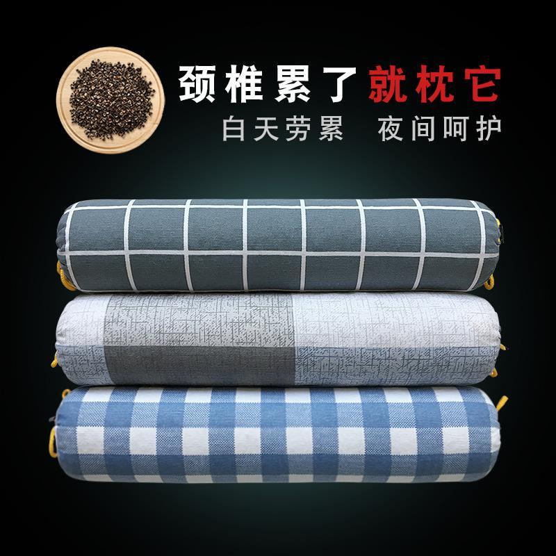 荞麦棒棒枕头防颈椎圆形圆枕圆柱园长条护颈椎条形长圆筒糖果脖子