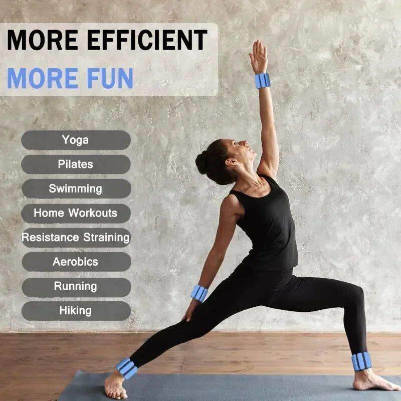 Wrist & Ankle Weights for Women Men Arm & Leg Weights Wearab