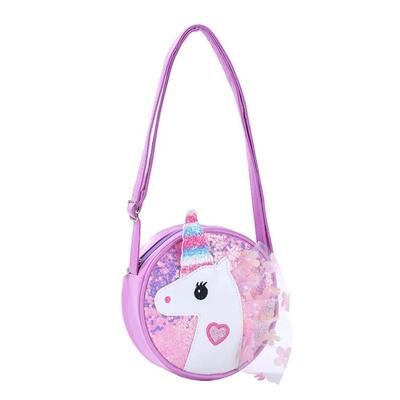 Cute Girls Sequins Unicorn Round Headband Princess Cartoon M