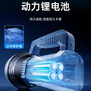 手锂电筒超亮F9656M55强光充电续航电超长户外巡逻手提工作灯探照