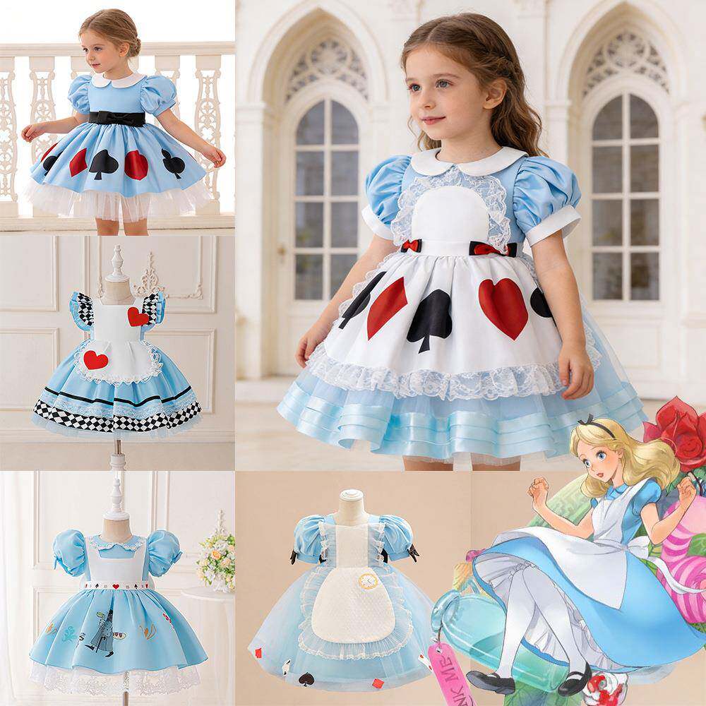 01 Kids Young Girls Christmas/Halloween/Party Dress Tulle