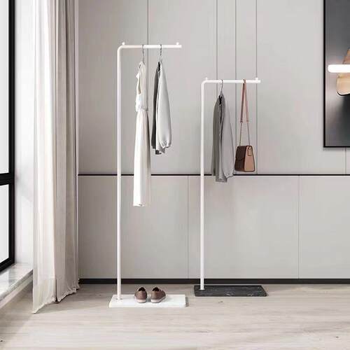 北欧挂衣架落地卧室简易家用置物架轻奢现代杆式网红ins衣帽架子