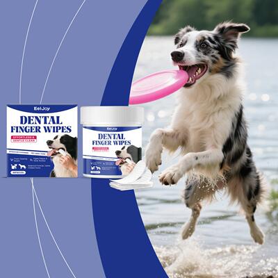 EELJOY Pet Dental Cleaning Wipes - Gentle Ingredients to Car