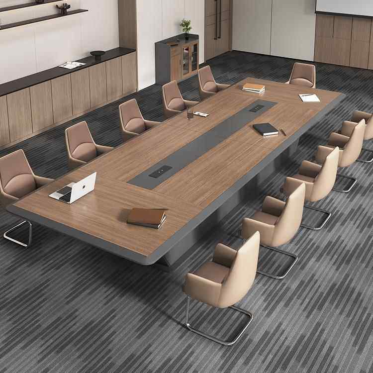 环迪办公会议桌简约现代会议室桌椅组合办公室会议长桌条桌会议台