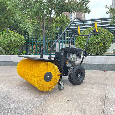 小型扫雪机手推式自走齿轮柴油物业市政驾驶滚刷式抛雪清雪除雪