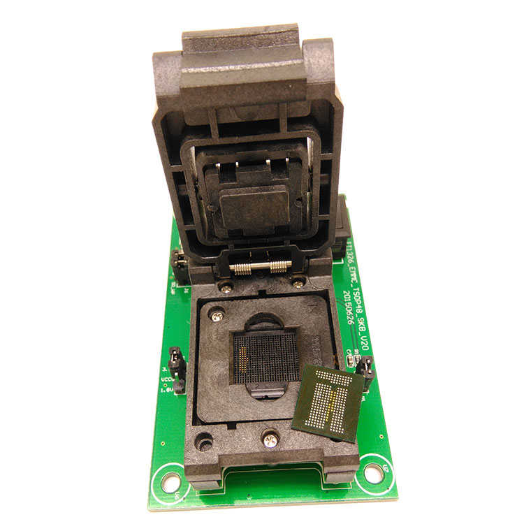 eMCP221翻盖弹片转USB2.0测试座 BGA221烧录座 读取资料数据恢复