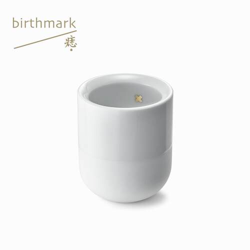 半釉厚唇杯240ml / 大厚唇杯 ／咖啡杯／茶杯／ 痣birthmark