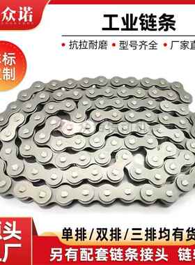 工业链条3分06B/4分08B/5分10A/6分12A/1寸16A/2分04C05B单排双排