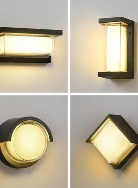 防水YWN户外L壁灯阳台门口灯具庭院灯人体感应过E室D道超亮墙壁外