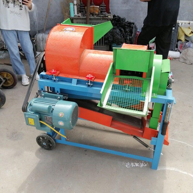 洋葱籽脱粒机家用小型打谷机油电两用多功能稻麦扬场机现货供应
