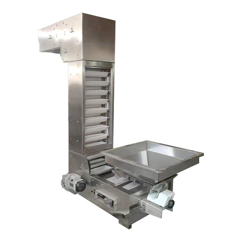 现货工业颗粒物上料机生产线承重量大垂直运输传送机斗式提升机