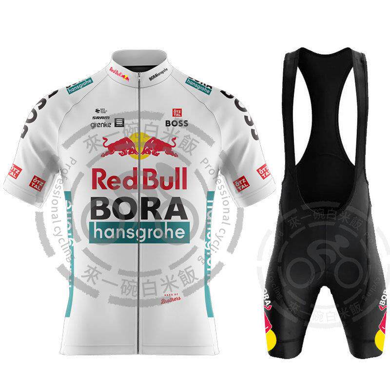 24新款BORA骑行服牛奶丝面料夏季男公路登山自行车透气上衣短裤