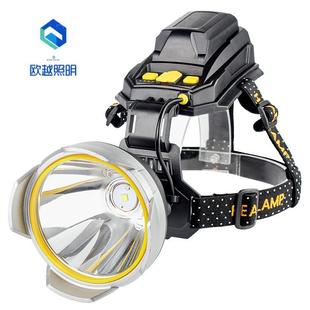 2023新款LED头灯 Type-C充电感应头灯夜钓鱼便携式强光户外夜跑夜