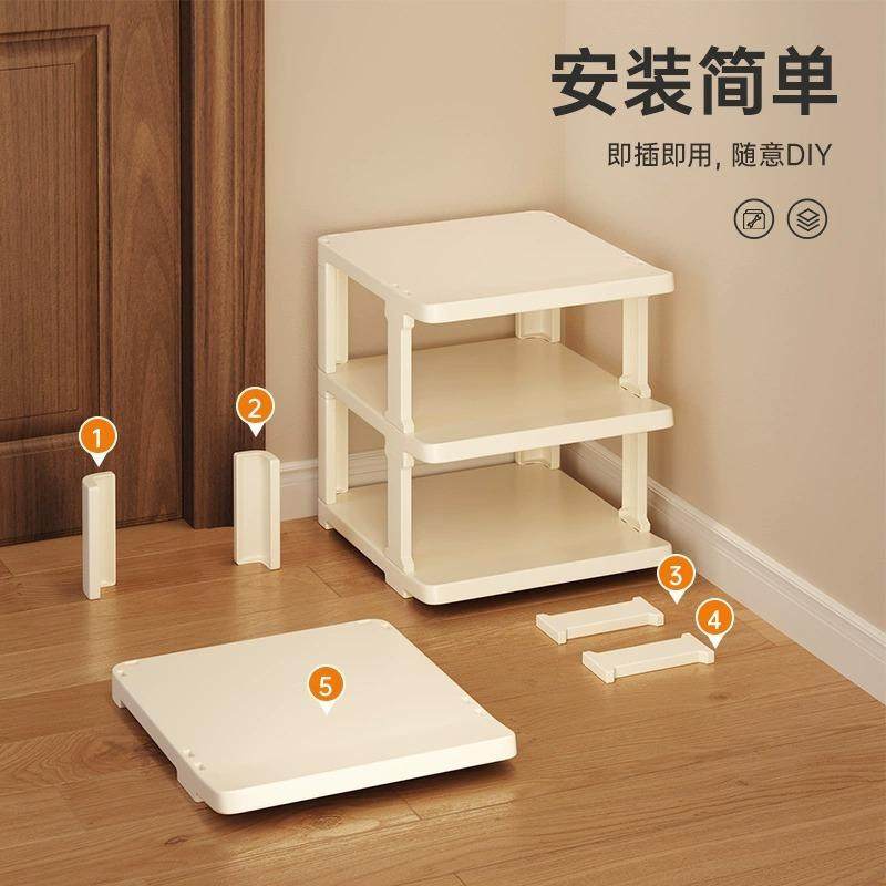 宿舍鞋架桌下大学生寝室小型简易防尘家用门口多层鞋柜鞋子收纳架,收纳整理,鞋盒,淘宝优惠券,粉丝福利购,淘宝优惠卷