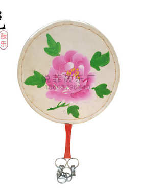 20cm-120cm京西太平鼓，扇子鼓。彩绘扇子鼓。舞蹈道具鼓，送鼓棒
