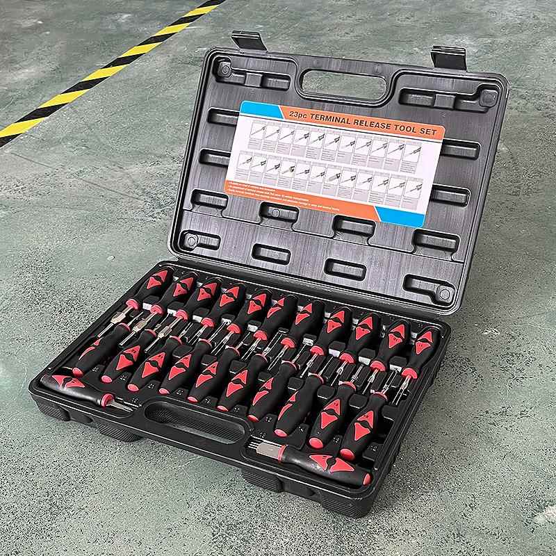 23件套汽车端拆卸音响航维修子端LWC子器线导束工具端子退针器