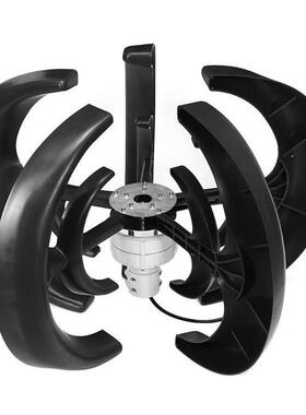 1000W风力涡轮机12v24v垂直轴风力发电机VAWT小型风车自由能带MP