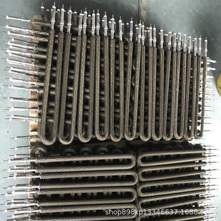 干烧不锈钢翅片散热管烤箱电加热管烘箱烤炉发管棒220V380VU型