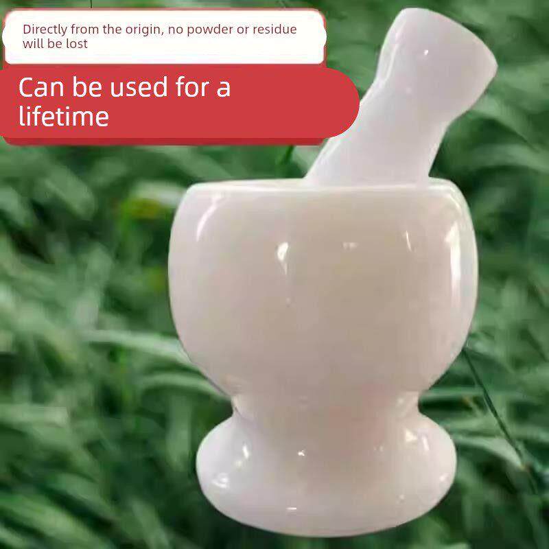 天然大理石石头捣蒜器石臼家用蒜泥器大蒜蒜蓉压蒜器捣碎罐蒜臼子