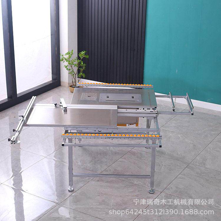 木工推台锯双隐形不锈钢精密锯家具制造电动无刷无尘锯折叠锯厂家