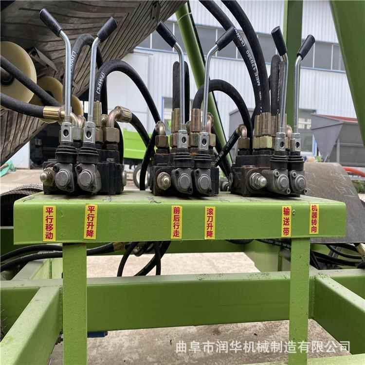 小型青取储料机自走式取青储草料殖场草料机输送机养青贮CSP破碎