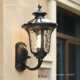 户外防水壁灯复古室外别墅花园走廊庭院灯大门前外墙挂壁灯欧式