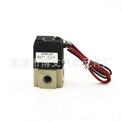 高频阀VT307-5G-02二位三通电磁阀2分接口24V