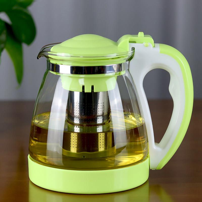 玻璃茶壶内胆过滤功夫泡茶壶大号家用单壶耐热花茶壶红茶茶具套组