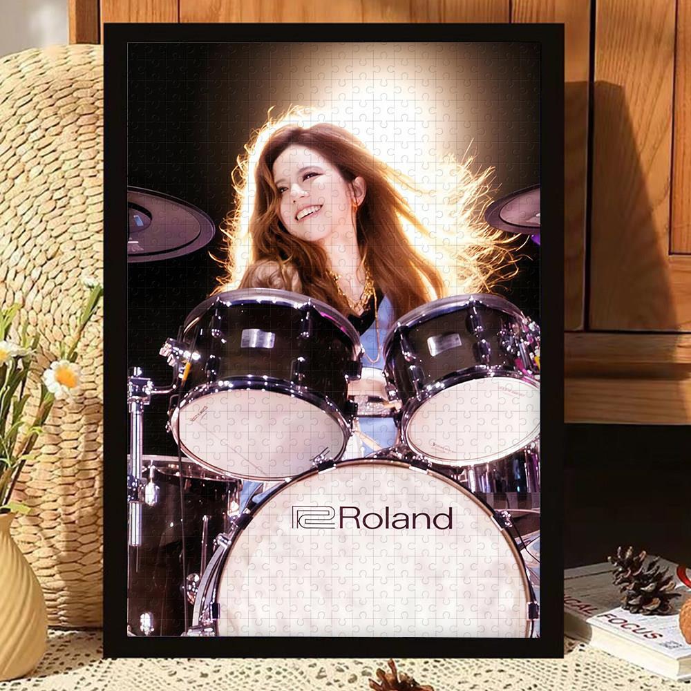 邓紫棋周边拼图应援1000片520片带相框桌面摆件定制照片朋友礼物