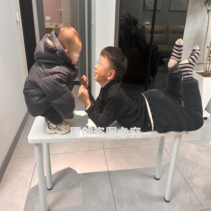 75CM高电脑桌白色北欧书桌定制长60/70/80cm卧室梳妆桌小桌子90cm