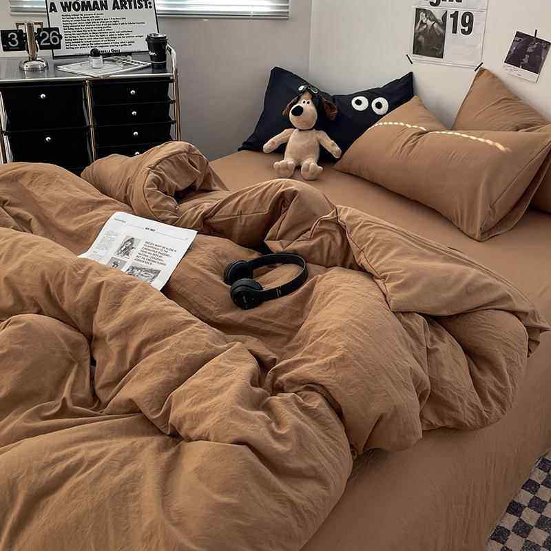 被套单被件季夏单人GHK罩被单男女非学生宿舍床品四件套一生件包