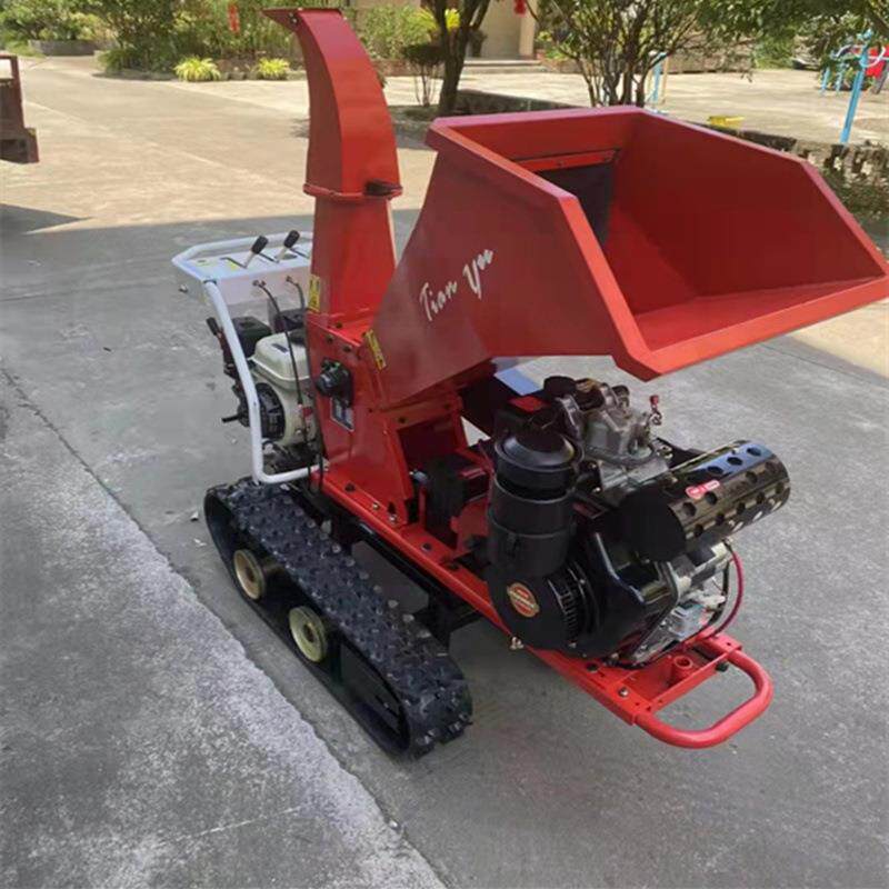 家用小型树枝粉碎机葡萄树干藤粉碎机150型汽油树枝碎枝机
