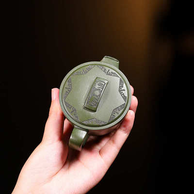 砂壶韵壶壶批发矿泥制作料小品海原 宜兴 制汉瓦手工泡茶