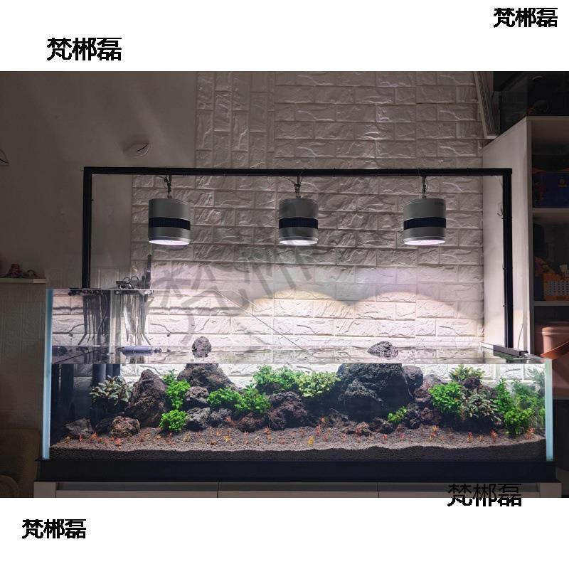 鱼缸灯架桶灯鱼缸灯吊架龙门架鱼缸灯支架L型溪流铝合金灯架图片
