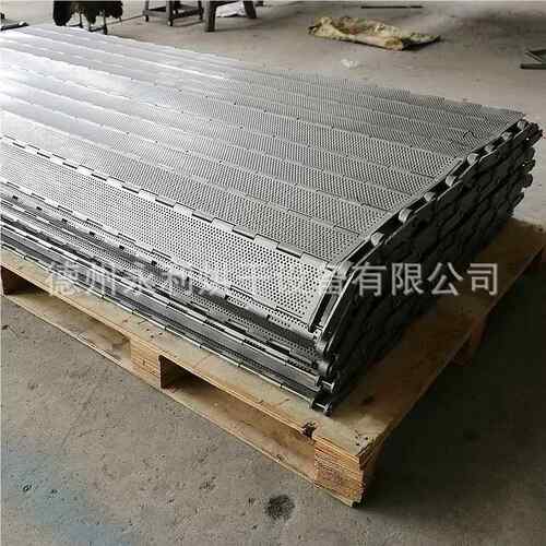 不供应冷冻食链品输送链板锈钢海鲜扇贝龙虾清洗冲输YAI送孔板带