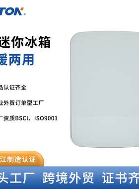 5L玻璃门面单开门小型车载冰箱厂家供应车家两用冷暖小冰箱