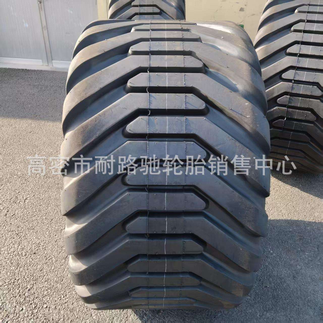 拖车运输打捆机轮胎600/50-22.5尼龙真空加厚加宽 可改装配钢圈