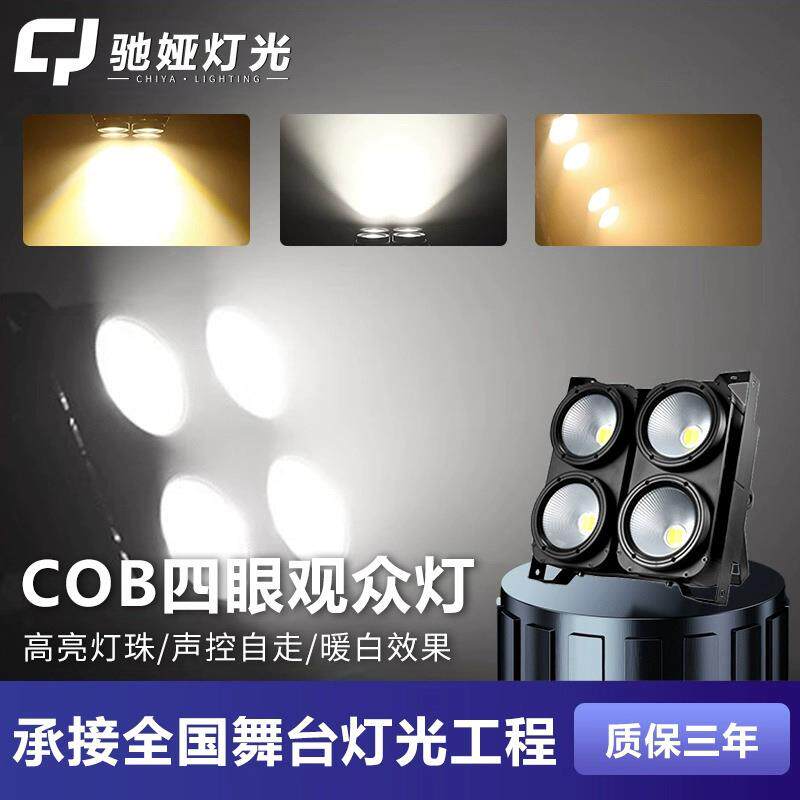 舞台灯光COB双眼四眼观众灯演出led演出面光灯帕灯氛围柔光灯摄影